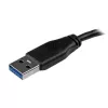 StarTech.com Slim Micro USB 3.0 Cable - M/M - 3m (10ft), 3 m, USB A, Micro-USB B, USB 3.2 Gen 1 (3.1 Gen 1), Male/Male, Black