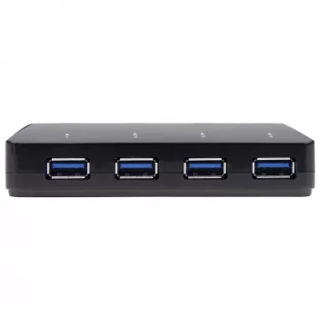 StarTech.com 4-Port USB 3.0 Hub plus Dedicated Charging Port - 1 x 2.4A Port~4-Port USB 3.0 Hub (5Gbps) plus Dedicated Charging Port - 1 x 2.4A Port