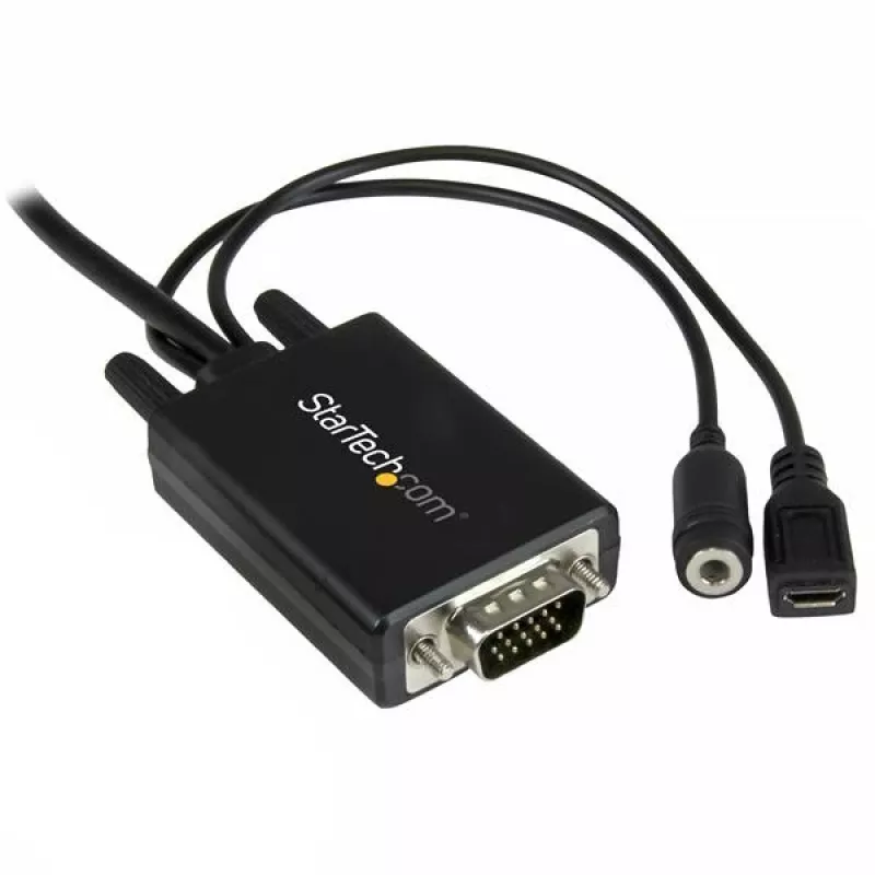 StarTech.com DisplayPort to VGA Adapter Cable with Audio - 6ft (2m)