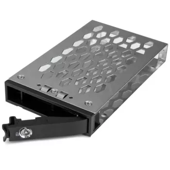 StarTech.com 2.5 inch Hot Swap Hard Drive Tray, 2.5 inch, Bezel panel, Black, Silver, 2.5 inch, Plastic, Steel, 70 mm