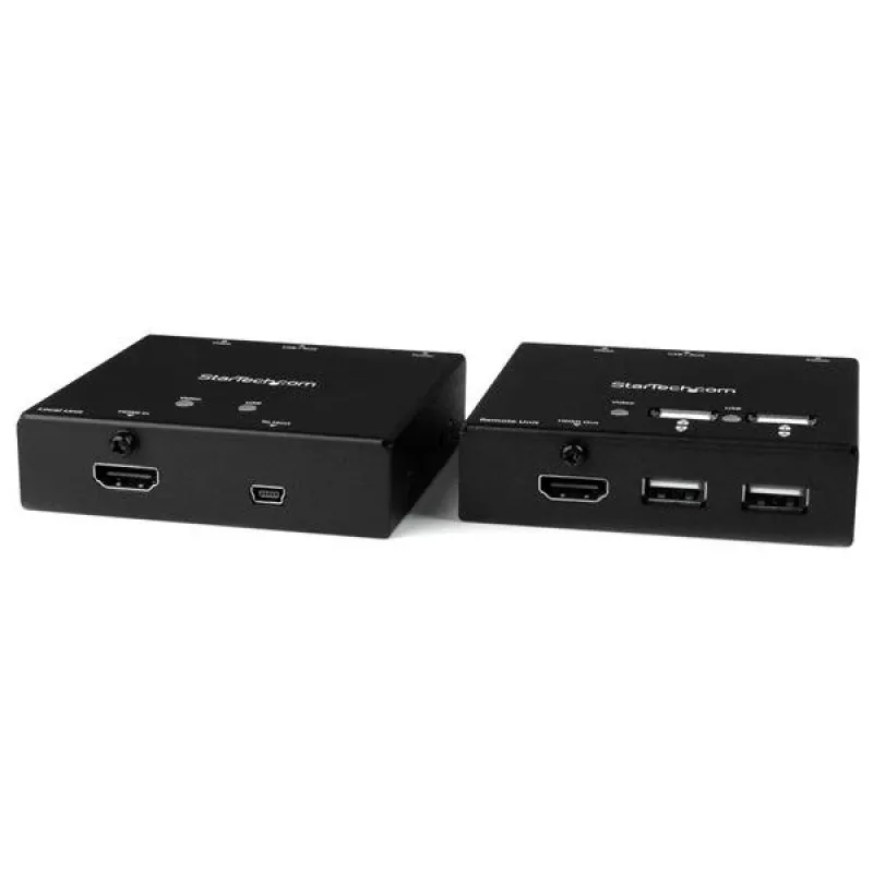 StarTech.com HDMI over CAT6 Extender with 4-port USB Hub - 165 ft (50m) - 1080p