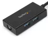 StarTech.com USB to Ethernet Adapter, USB 3.0 to 10/100/1000 Gigabit Ethernet LAN Converter for Laptops, 11.8in/30cm Attached Cable, USB to RJ45 Adapter, NIC Adapter, USB Network Adapter
