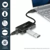 StarTech.com USB to Ethernet Adapter, USB 3.0 to 10/100/1000 Gigabit Ethernet LAN Converter for Laptops, 11.8in/30cm Attached Cable, USB to RJ45 Adapter, NIC Adapter, USB Network Adapter