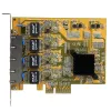 StarTech.com 4-Port PCIe Gigabit Network Adapter Card, Internal, Wired, PCI Express, Ethernet, 2000 Mbit/s