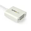 StarTech.com USB-C to VGA Adapter - White, 3.2 Gen 1 (3.1 Gen 1), USB Type-C, VGA (D-Sub) output, 1920 x 1200 pixels