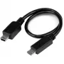 StarTech.com USB OTG Cable - Micro USB to Mini USB - M/M - 8 in.