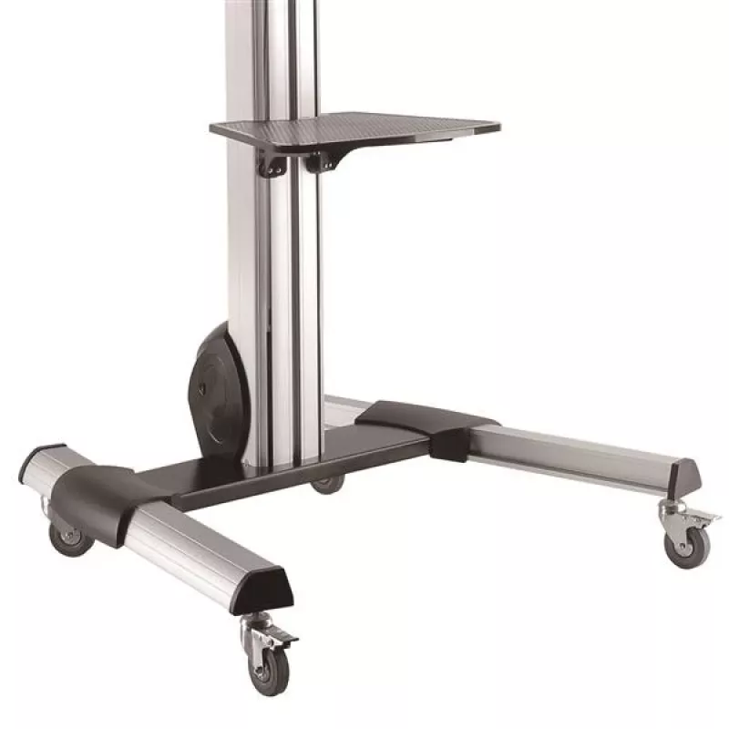 StarTech.com TV Cart - Height Adjustable - Lockable Wheels, 40 kg, 81.3 cm (32 inch), 190.5 cm (75 inch), 200 x 200 mm, 600 x 400 mm, 1110 - 1510 mm