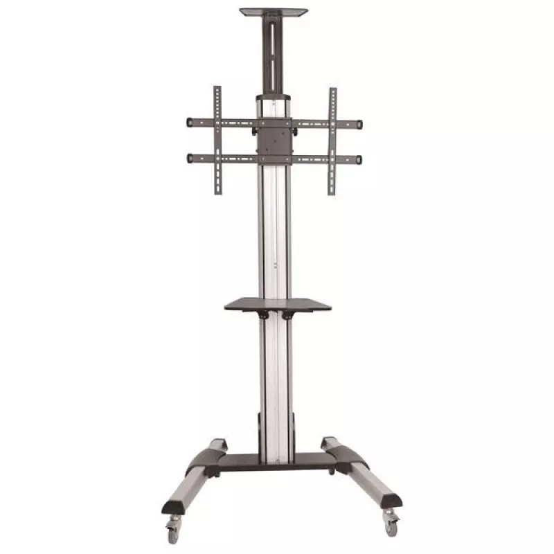 StarTech.com TV Cart - Height Adjustable - Lockable Wheels, 40 kg, 81.3 cm (32 inch), 190.5 cm (75 inch), 200 x 200 mm, 600 x 400 mm, 1110 - 1510 mm