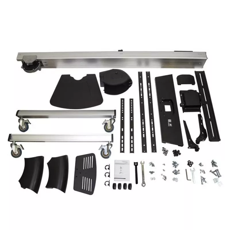 StarTech.com TV Cart - Height Adjustable - Lockable Wheels, 40 kg, 81.3 cm (32 inch), 190.5 cm (75 inch), 200 x 200 mm, 600 x 400 mm, 1110 - 1510 mm