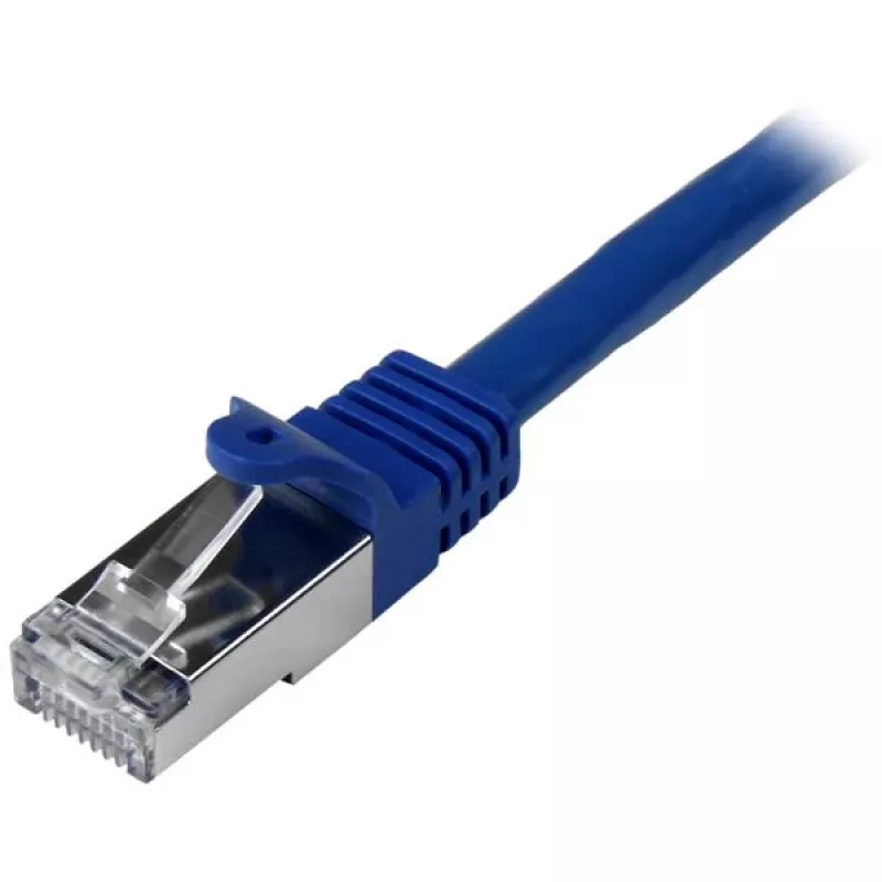 StarTech.com Cat6 Patch Cable - Shielded (SFTP) - 1 m, Blue, 1 m, Cat6, S/FTP (S-STP), RJ-45, RJ-45, Blue