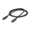 StarTech.com 3 ft. (1 m) Thunderbolt 3 Cable with 100W Power Delivery - 40Gbps