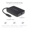 StarTech.com Thunderbolt 3 to Thunderbolt 2 Adapter - TB3 Laptop to TB2 Displays & Devices - Thunderbolt 2 20Gbps or Thunderbolt 1 10Gbps Converter - Thunderbolt 3 Certified- Windows/Mac