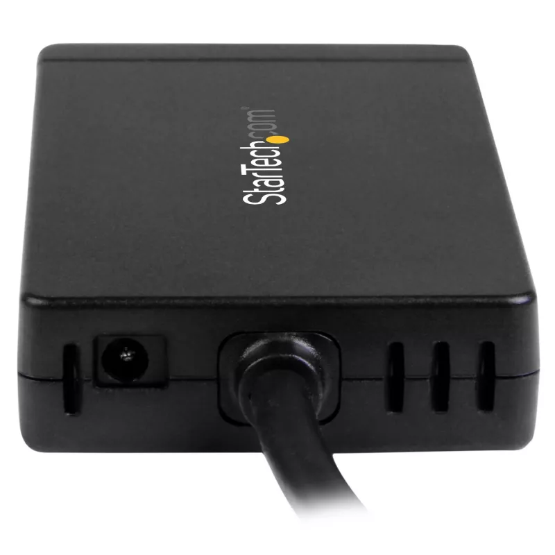 StarTech.com 3-Port USB 3.0 Hub plus Gigabit Ethernet - USB-C - Includes Power Adapter~3-Port USB-C Hub with Gigabit Ethernet - USB-C to 3x USB-A - USB 3.0 (5Gbps) - Includes Power Adapter