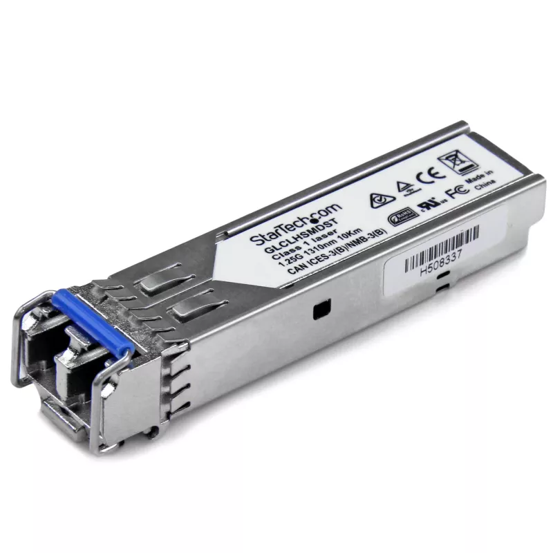 StarTech.com Cisco GLC-LH-SMD Compatible SFP Transceiver Module - 1000BASE-LX/LH - 10 Pack~Cisco GLC-LH-SMD Compatible SFP Module (10 Pack) - 1000BASE-LX/LH - 1GbE Single Mode Fiber SMF Optic Transceiver - 1GE Gigabit Ethernet SFP - LC 10km - 1310nm - DDM Cisco Firepower, ASR920, IE2000