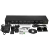 StarTech.com 16-Port USB-to-Serial Adapter Hub, USB 2.0 Type-B, Serial, 480 Mbit/s, Black, Steel, 36 W