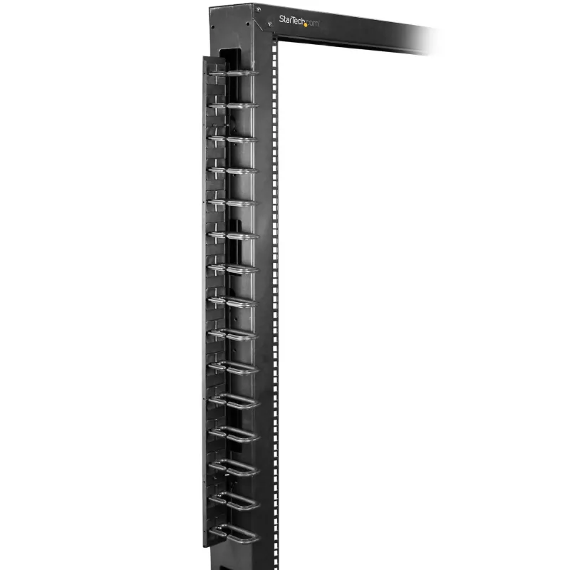 StarTech.com Vertical Cable Organizer with D-Ring Hooks - 0U - 2.8ft.