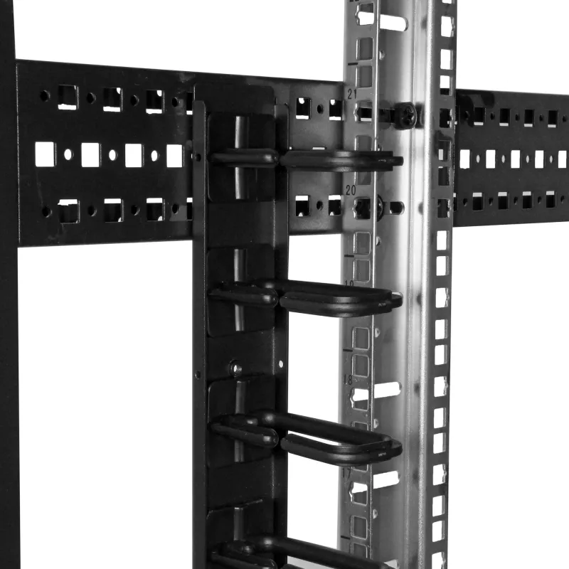 StarTech.com Vertical Cable Organizer with D-Ring Hooks - 0U - 2.8ft.