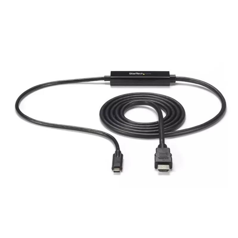 StarTech.com 3ft (1m) USB C to HDMI Cable - 4K 30Hz USB Type-C to HDMI Video Display Converter - USB-C DP Alt Mode to HDMI Monitor Adapter Cord - Thunderbolt Compatible