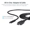 StarTech.com 3ft (1m) USB C to HDMI Cable - 4K 30Hz USB Type-C to HDMI Video Display Converter - USB-C DP Alt Mode to HDMI Monitor Adapter Cord - Thunderbolt Compatible