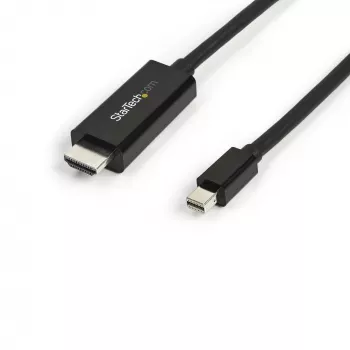 StarTech.com 10ft (3m) Mini DisplayPort to HDMI Cable - 4K 30Hz Video - mDP to HDMI Adapter Cable - Mini DP or Thunderbolt 1/2 Mac/PC to HDMI Monitor/Display - mDP to HDMI Converter Cord