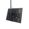 StarTech.com TV Ceiling Mount - Full-Motion Universal Hanging Single Screen Mount with Adjustable Telescopic Pole - Tilt / Swivel - VESA Bracket for 32”-75 inch Displays