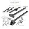 StarTech.com TV Ceiling Mount - Full-Motion Universal Hanging Single Screen Mount with Adjustable Telescopic Pole - Tilt / Swivel - VESA Bracket for 32”-75 inch Displays