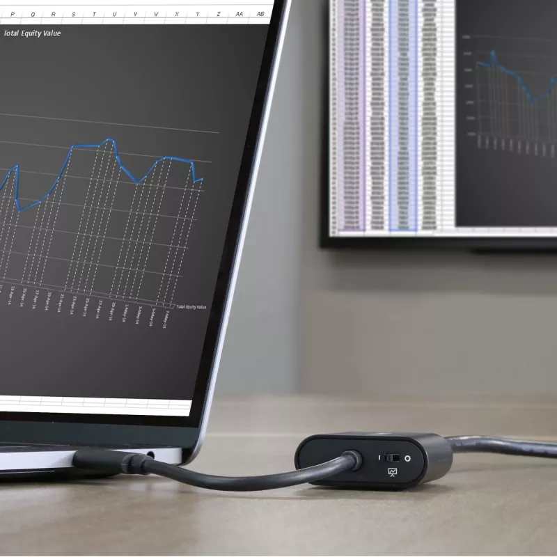 StarTech.com USB-C to HDMI Adapter - with Presentation Mode Switch - 4K 60Hz