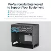 StarTech.com Wall-Mount Server Rack with Built-in Shelf - Solid Steel - 8U