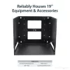 StarTech.com Wall-Mount Server Rack with Built-in Shelf - Solid Steel - 8U