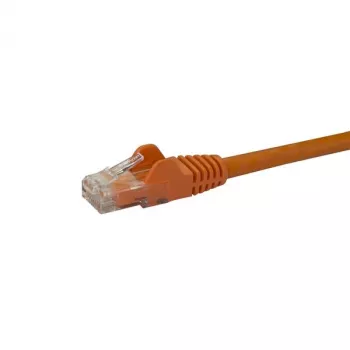 StarTech.com 10m CAT6 Ethernet Cable - Orange CAT 6 Gigabit Ethernet Wire -250MHz 100W PoE RJ45 UTP Network/Patch Cord Snagless w/Strain Relief Individually Tested