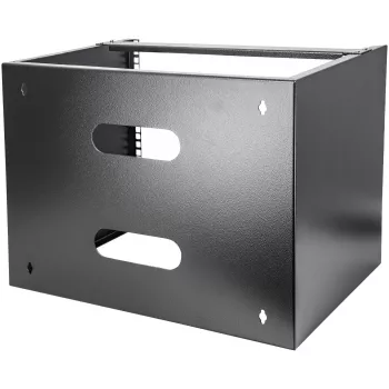 StarTech.com 8U Wall Mount Network Rack - 14 inch Deep (Low Profile) - 19 inch Patch Panel Bracket for Shallow Server and IT Equipment, Network Switches - 80lbs/36kg Weight Capacity, Black