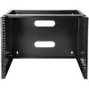 StarTech.com 8U Wall Mount Network Rack - 14 inch Deep (Low Profile) - 19 inch Patch Panel Bracket for Shallow Server and IT Equipment, Network Switches - 80lbs/36kg Weight Capacity, Black