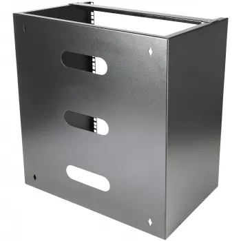 StarTech.com 12U Wall Mount Network Rack - 14 inch Deep (Low Profile) - 19 inch Patch Panel Bracket for Shallow Server and IT Equipment, Network Switches - 125lbs/57kg Weight Capacity, Black