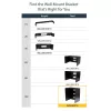 StarTech.com 12U Wall Mount Network Rack - 14 inch Deep (Low Profile) - 19 inch Patch Panel Bracket for Shallow Server and IT Equipment, Network Switches - 125lbs/57kg Weight Capacity, Black
