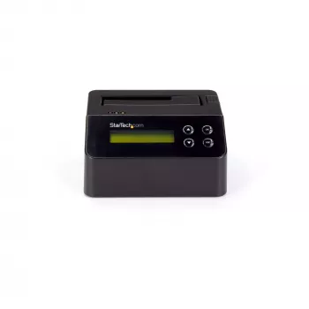 StarTech.com Single Bay Hard Drive Eraser, Standalone HDD/SSD Sanitizer, 4Kn, USB 3.0 to SATA III (6 Gbps), 9 Erase Modes, LCD Display, Secure Erase Hard Disk Sanitizer Dock, DB-9 Printer Port, TAA Compliant