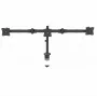 StarTech.com Desk Mount Triple Monitor Arm - Ergonomic VESA 3 Monitor Mount up to 27 inch - Articulating & Height Adjustable Pole Mount - Tilt/Swivel/Rotate LCD/LED Screen - Desk Clamp/Grommet