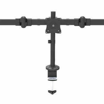 StarTech.com Desk Mount Triple Monitor Arm - Ergonomic VESA 3 Monitor Mount up to 27 inch - Articulating & Height Adjustable Pole Mount - Tilt/Swivel/Rotate LCD/LED Screen - Desk Clamp/Grommet