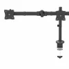 StarTech.com Desk Mount Triple Monitor Arm - Ergonomic VESA 3 Monitor Mount up to 27 inch - Articulating & Height Adjustable Pole Mount - Tilt/Swivel/Rotate LCD/LED Screen - Desk Clamp/Grommet