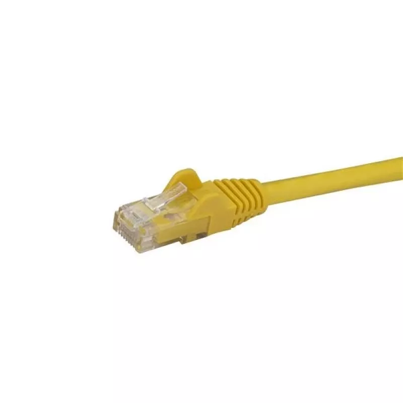 StarTech.com 50cm CAT6 Ethernet Cable - Yellow CAT 6 Gigabit Ethernet Wire -250MHz 100W PoE RJ45 UTP Network/Patch Cord Snagless w/Strain Relief Individually Tested