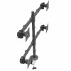 StarTech.com Desk Mount Quad Monitor Arm - Ergonomic VESA 4 Monitor Mount 2x2 up to 27 inch - Articulating & Height Adjustable Pole Mount - Tilt/Swivel/Rotate LCD/LED Screen - Desk Clamp/Grommet