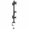 StarTech.com Desk Mount Quad Monitor Arm - Ergonomic VESA 4 Monitor Mount 2x2 up to 27 inch - Articulating & Height Adjustable Pole Mount - Tilt/Swivel/Rotate LCD/LED Screen - Desk Clamp/Grommet