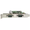 StarTech.com 2-Port PCI Express Serial Card with 16C1050 UART - RS232