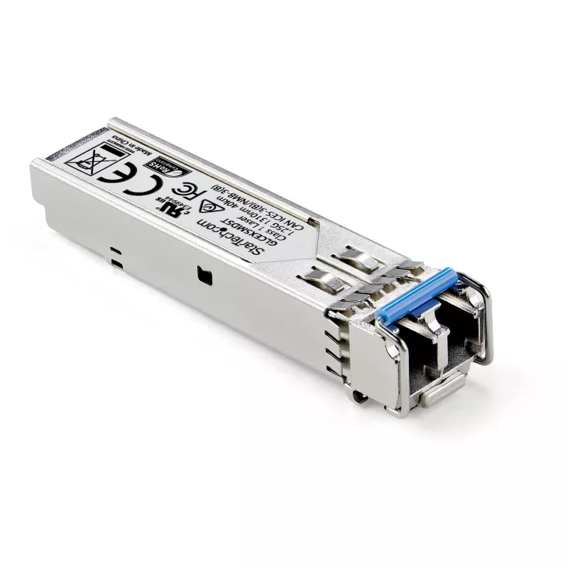 StarTech.com Cisco GLC-EX-SMD Compatible SFP Transceiver Module - 1000BASE-EX~Cisco GLC-EX-SMD Compatible SFP Module - 1000BASE-EX - 1GbE Single Mode Fiber SMF Optic Transceiver - 1GE Gigabit Ethernet SFP - LC 40km - 1310nm - DDM Cisco Firepower, ASR920, IE2000