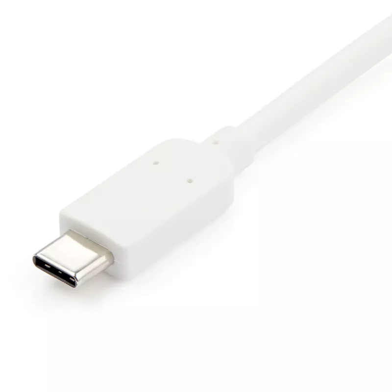 StarTech.com USB C to HDMI 2.0 Adapter with Power Delivery - 4K 60Hz USB Type-C to HDMI Display Video Converter - 60W PD Pass-Through Charging Port - Thunderbolt 3 Compatible - White