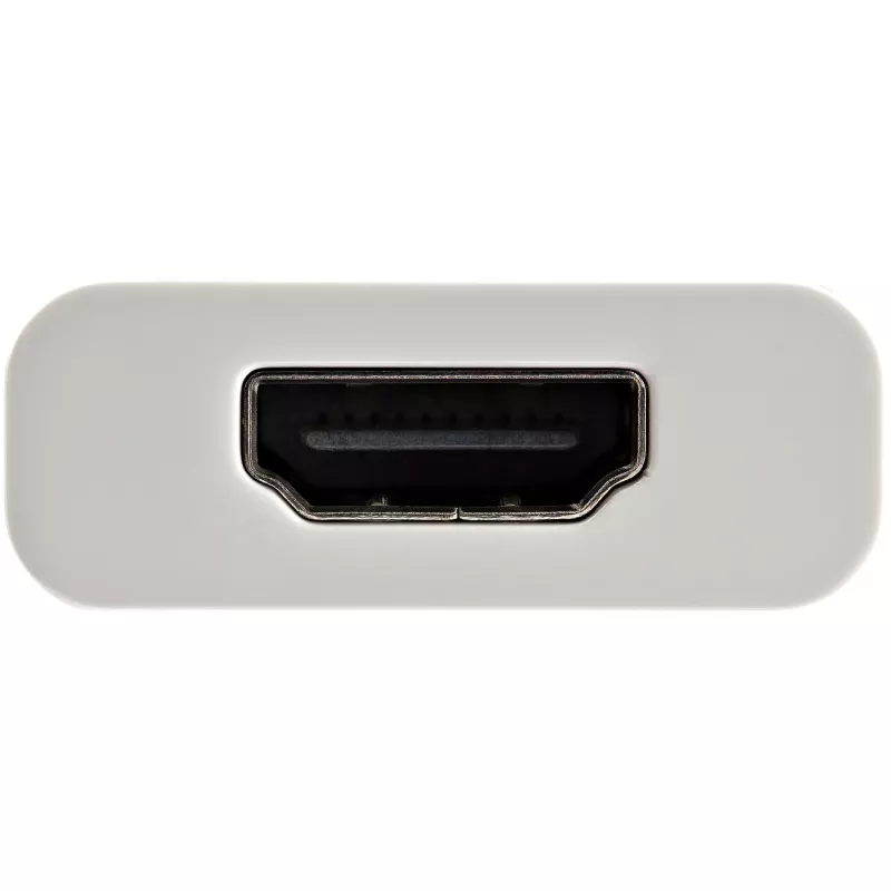 StarTech.com USB C to HDMI 2.0 Adapter with Power Delivery - 4K 60Hz USB Type-C to HDMI Display Video Converter - 60W PD Pass-Through Charging Port - Thunderbolt 3 Compatible - White