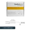 StarTech.com USB C to HDMI 2.0 Adapter with Power Delivery - 4K 60Hz USB Type-C to HDMI Display Video Converter - 60W PD Pass-Through Charging Port - Thunderbolt 3 Compatible - White