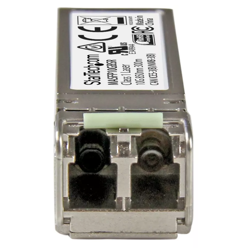 StarTech.com Cisco Meraki MA-SFP-10GB-SR Compatible SFP+ Transceiver Module - 10GBASE-SR~Cisco Meraki MA-SFP-10GB-SR Compatible SFP+ Module - 10GBASE-SR - 10GbE Multimode Fiber MMF Optic Transceiver - 10GE Gigabit Ethernet SFP+ - LC 300m - 850nm - DDM Cisco Meraki MS225, MX400, MS250