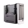 StarTech.com CPU Mount - Adjustable Computer Wall Mount, Wall-mounted CPU holder, Universal, 10 kg, Black, Steel, Vertical