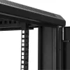 StarTech.com 4-Post 12U Server Rack Cabinet, Lockable 19 inch Data Rack Cabinet for Computer / AV / IT Equipment, Office / Home Network Rack with Casters & Adjustable Mounting Rails