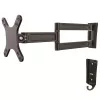 StarTech.com Wall-Mount Monitor Arm - Dual Swivel, 15 kg, 33 cm (13 inch), 68.6 cm (27 inch), 75 x 75 mm, 100 x 100 mm, Black